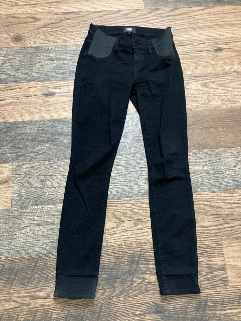 PAIGE Verdugo Ultra Skinny Jeans Women’s Size 25 Black Stretch Denim